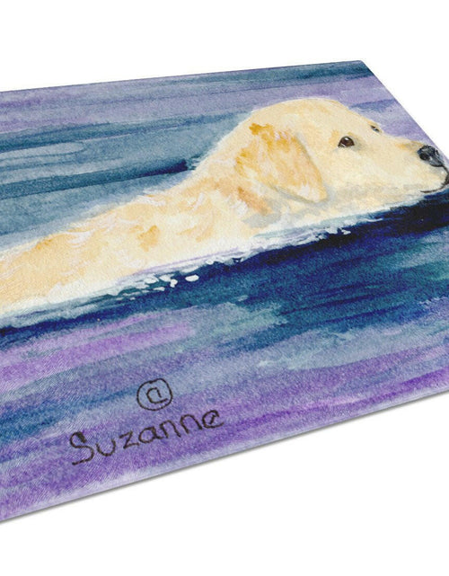 Load image into Gallery viewer, Golden Retriever Glass Cutting Board Large by Caroline's Treasures
