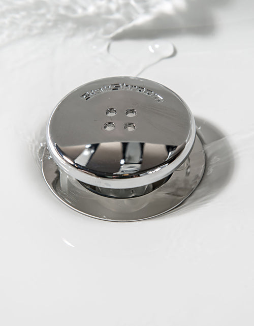Load image into Gallery viewer, SinkShroom (Chrome Edition) The Hair Catcher That Prevents Clogged Bathroom Sink Drains by TubShroom.com
