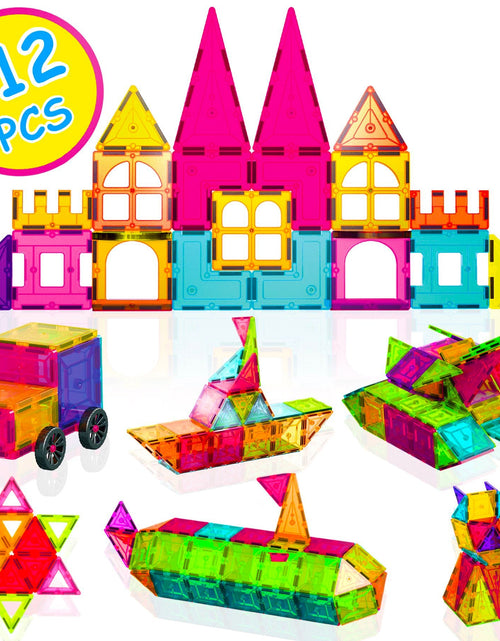 Load image into Gallery viewer, Contixo ST4 Magnetic Tiles 112 PCs 3D Building Blocks by Contixo
