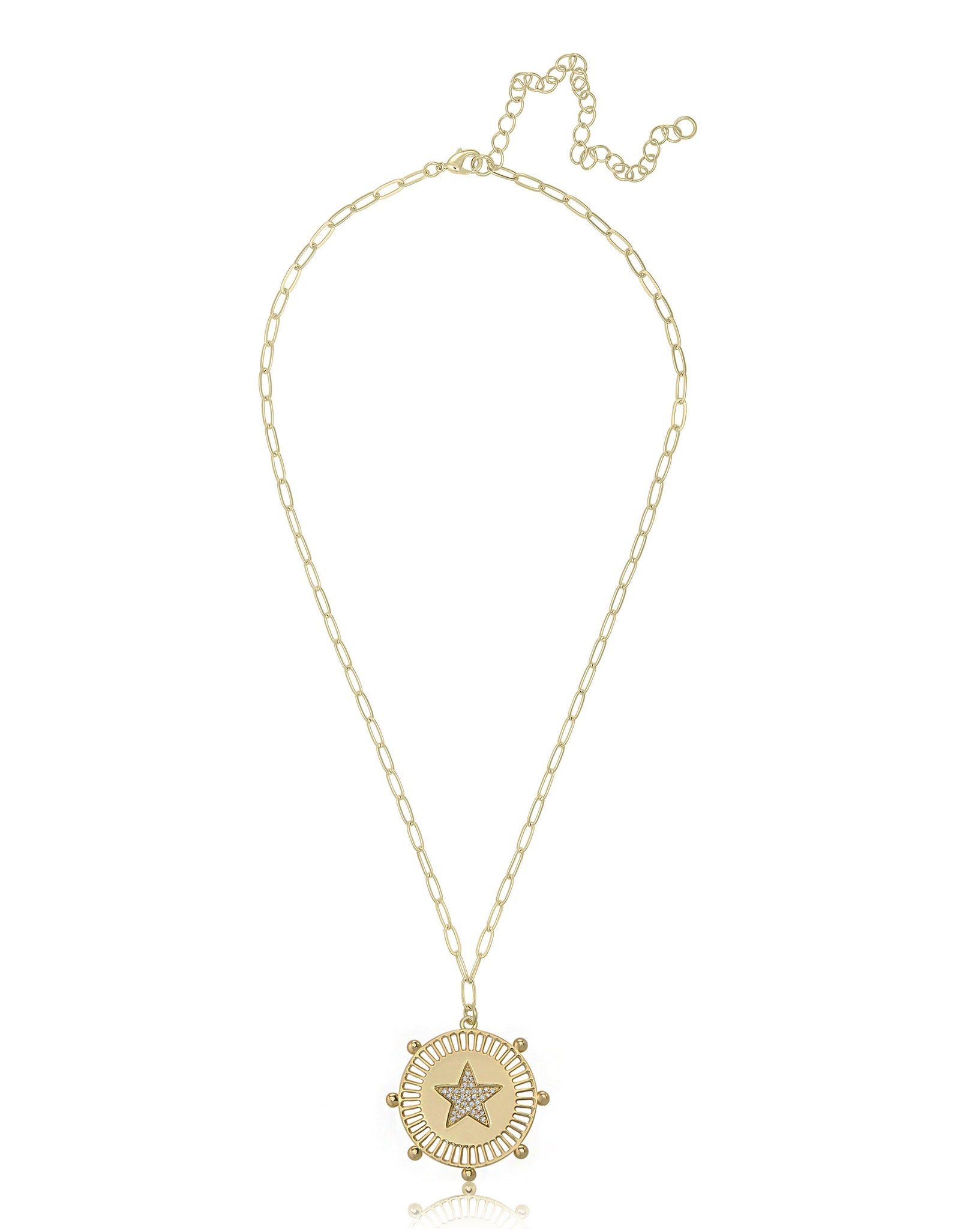 SALE Star Medallion Necklace by Jennifer Miller Jewelry