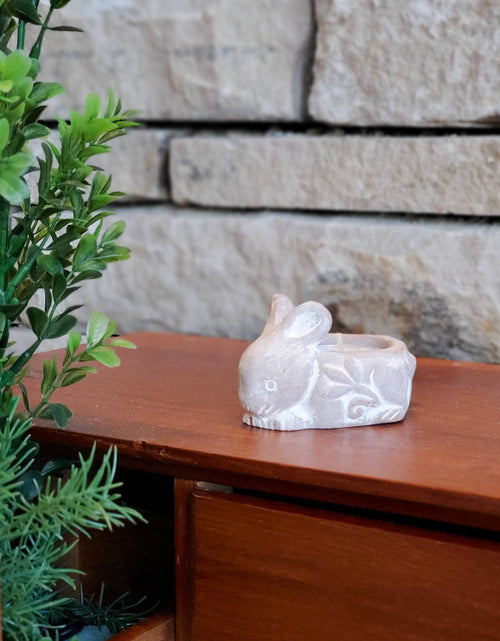 Load image into Gallery viewer, Terracotta Tea Light Candle Holder - Rabbit by KORISSA

