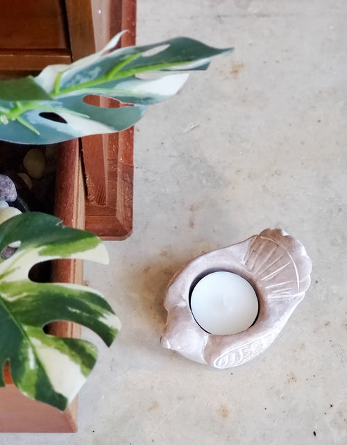 Load image into Gallery viewer, Terracotta Tea Light Candle Holder - Bird by KORISSA
