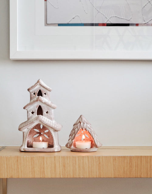 Load image into Gallery viewer, Terracotta Tea Light Candle Holder - Tree by KORISSA
