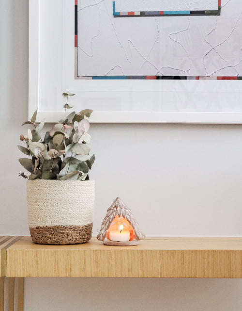 Load image into Gallery viewer, Terracotta Tea Light Candle Holder - Tree by KORISSA
