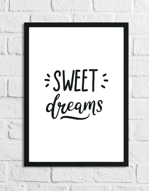 Load image into Gallery viewer, Scandinavian Sweet Dreams Children's Nursery Bedroom Wall Decor Print by WinsterCreations™ Official Store

