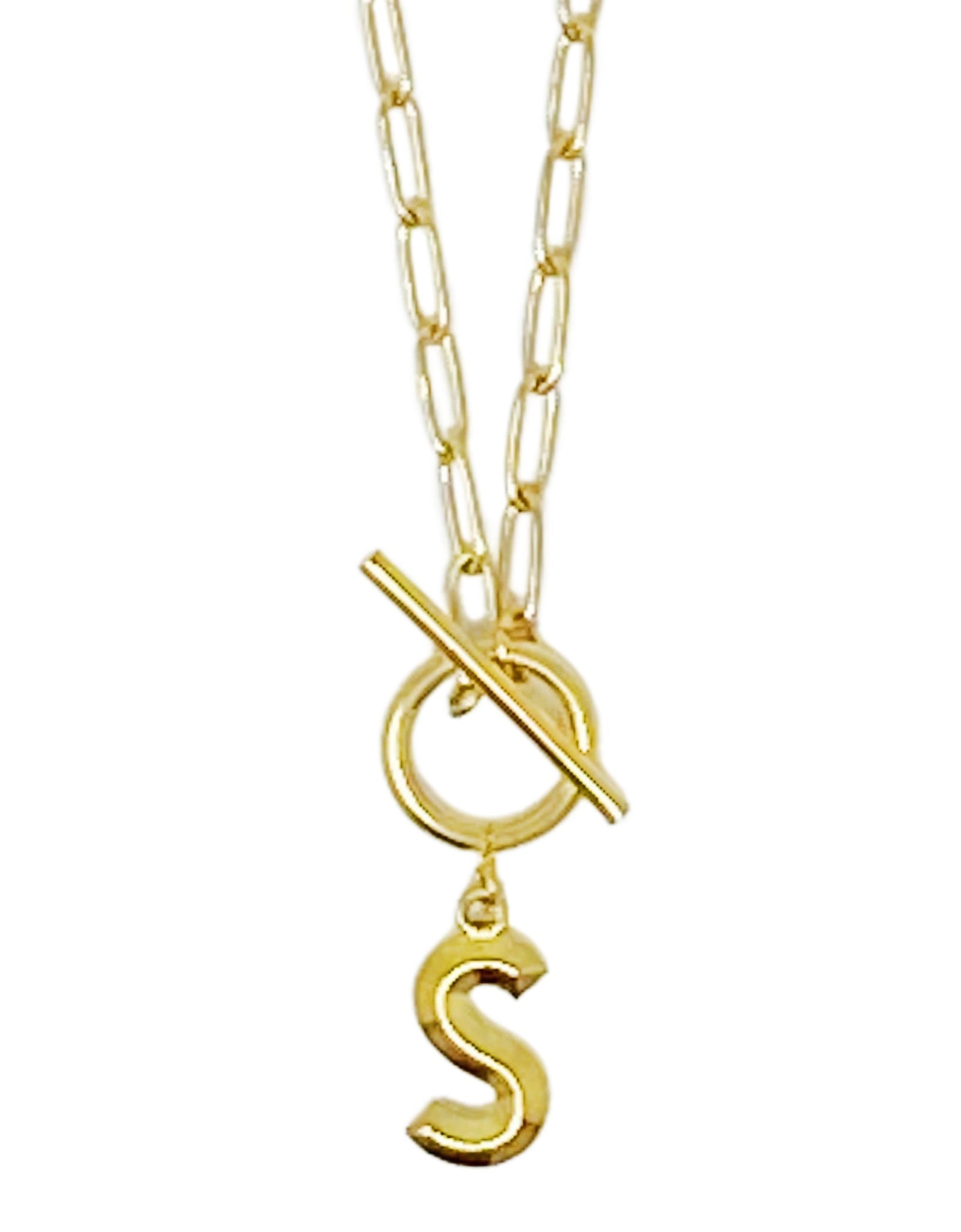 Modern Classic Initial Necklace by Ellisonyoung.com