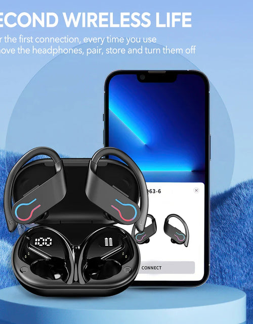 Load image into Gallery viewer, Mpow Q63 Bluetooth 5.3 Earphones Sports Headset Wireless In-Ear 200H Standby Time IPX7 Waterproof HiFi Stereo Gaming Earbuds
