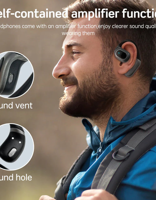 Load image into Gallery viewer, Mpow J13 True Wireless Sports Earphones,Bluetooth 5.3 OWS Open Ear Headsets with Earhooks 25 Hrs Playtime &amp; ENC Noise Reduction

