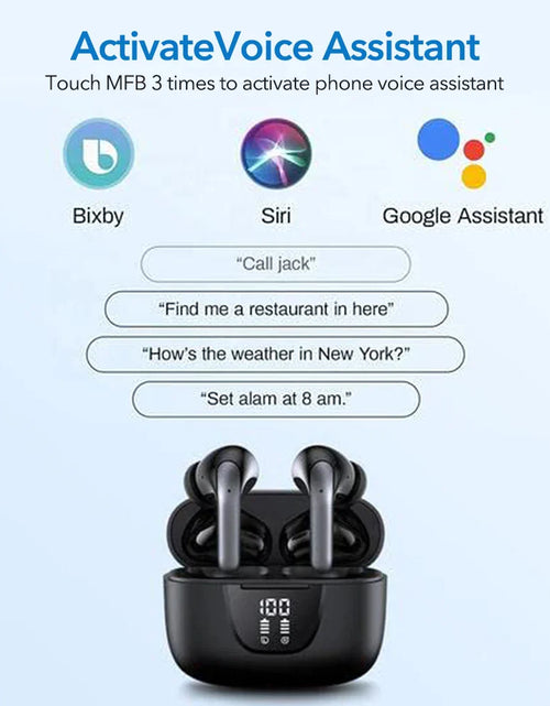 Load image into Gallery viewer, Mpow S42A Wireless Headphones Active Noise Cancelling 5.3 Bluetooth Earphones 30H Playback In-Ear ANC TWS Earbuds for Smartphone

