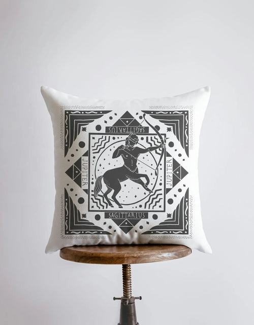 Load image into Gallery viewer, Sagittarius | Zodiac | Stars | Astrology | Throw Pillow  | Map of the Stars | Home Decor | Room Decor  | Astrology Sign by UniikPillows
