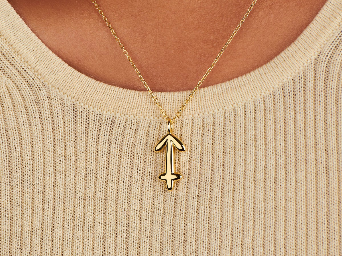 Sagittarius Zodiac Necklace by Little Sky Stone