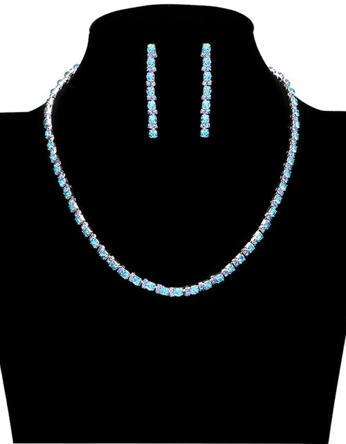 Load image into Gallery viewer, Rhinestone Cluster Jewelry Set by Madeline Love
