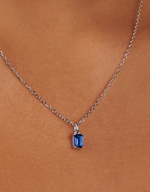 Load image into Gallery viewer, Sapphire Silver Charm by Little Sky Stone
