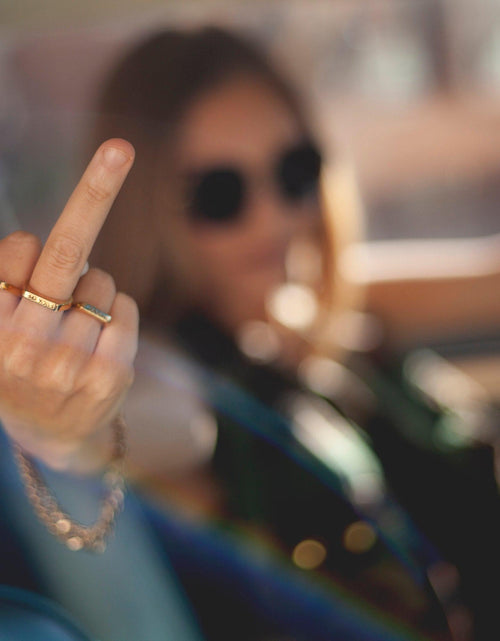 Load image into Gallery viewer, Say Gay Pride Ring by Salt and Sparkle
