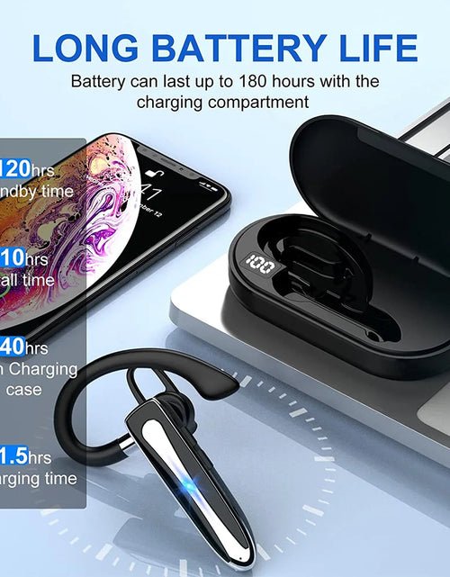 Load image into Gallery viewer, Mpow 530 Bluetooth 5.1 Headset Handsfree Calling Bluetooth Wireless Headphone with 10H Talk Time for Business Car Driver Trucker
