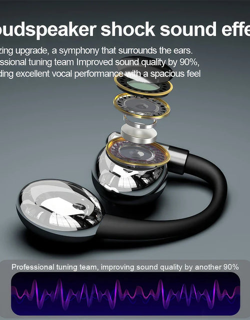 Load image into Gallery viewer, Mpow YYK-880 Open Ear Headphones Bluetooth 5.3 Wireless Earbuds with Earhooks for Office Work/Leisure/Sports,Up to 60H Playtime
