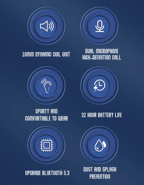 Load image into Gallery viewer, Mpow SP16 Bluetooth V5.3 Headphone with CVC 8.0 Dual Mic Noise Cancelling Wireless Headset 160Hrs Talktime for iOS Android Phone

