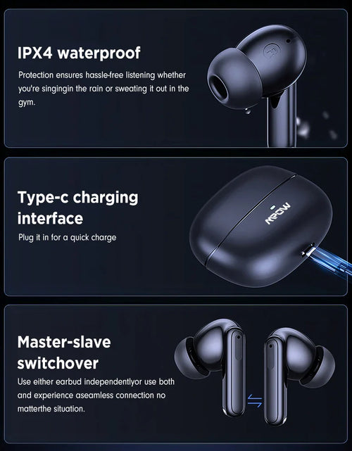 Load image into Gallery viewer, Mpow XY-17 ANC Active Noise Reduction Earphones Bluetooth 5.3 In-ear Sports Headphones with Dual Mic 24H Immersive Music Headset
