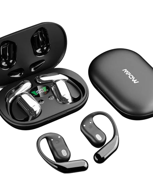 Load image into Gallery viewer, Mpow Q16 True Wireless Earphones, OWS Open Ear Earphones with Earhooks, Bluetooth 5.3, Up to 80H Playtime with Case for Cycling
