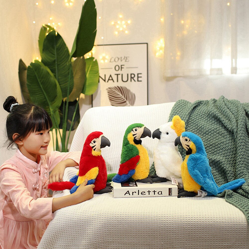 Macaw Parrot Cartoon Plushies (5 Colors) by Subtle Asian Treats