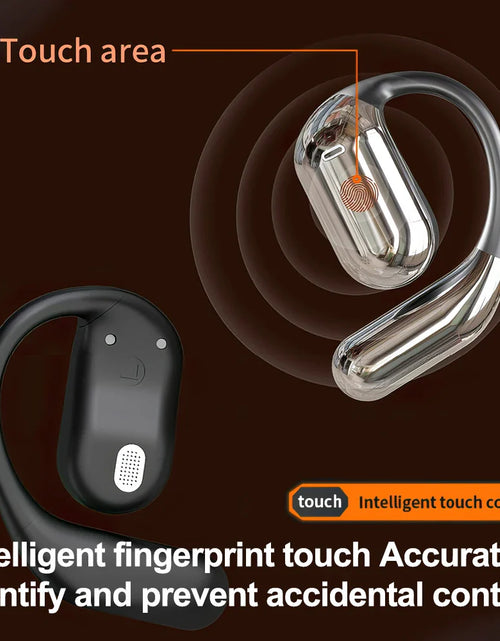 Load image into Gallery viewer, Mpow Q16 True Wireless Earphones, OWS Open Ear Earphones with Earhooks, Bluetooth 5.3, Up to 80H Playtime with Case for Cycling
