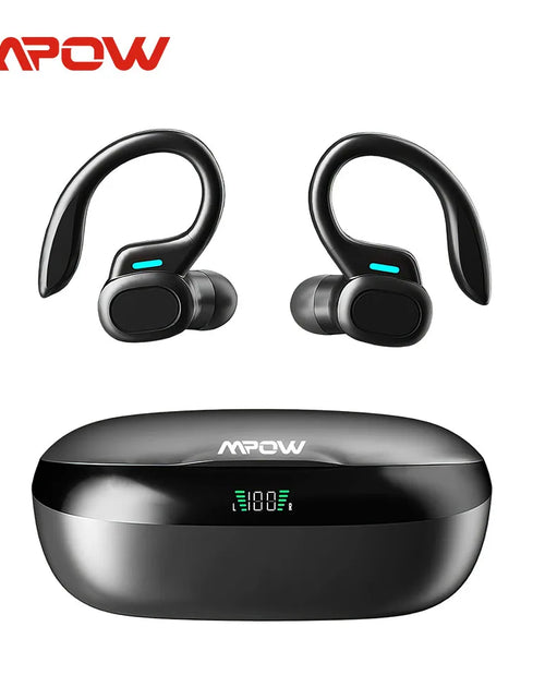 Load image into Gallery viewer, Mpow SP16 Bluetooth V5.3 Headphone with CVC 8.0 Dual Mic Noise Cancelling Wireless Headset 160Hrs Talktime for iOS Android Phone
