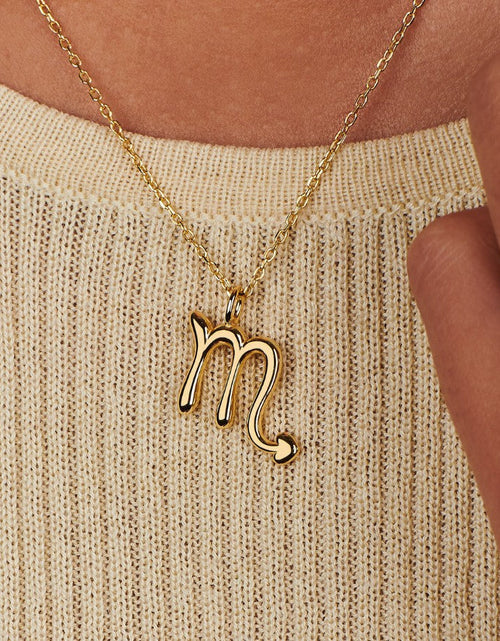 Load image into Gallery viewer, Scorpio Zodiac Necklace by Little Sky Stone
