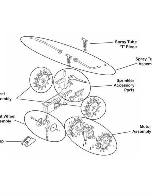 Load image into Gallery viewer, Travelling Sprinkler Ramp Spare Part by Watex
