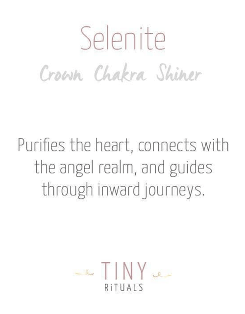 Load image into Gallery viewer, Selenite Chakra Pendulum by Tiny Rituals
