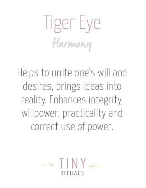 Load image into Gallery viewer, Tiger Eye Silver or Gold Ring by Tiny Rituals
