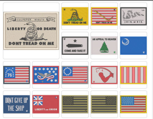 Load image into Gallery viewer, Historical Flag Morale Patch by Proud Libertarian
