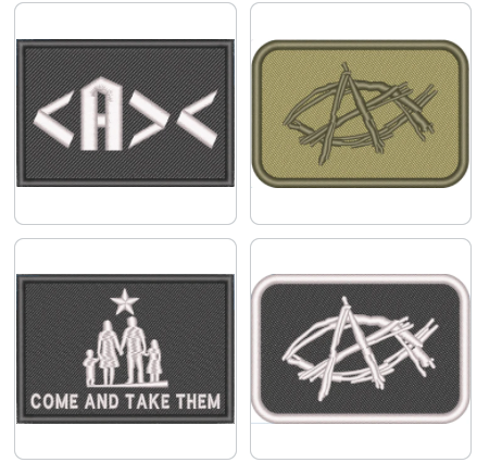 Load image into Gallery viewer, AnarchoChristian Morale Patch by Proud Libertarian
