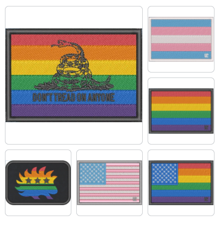 Load image into Gallery viewer, LGBTQ Morale Patch by Proud Libertarian

