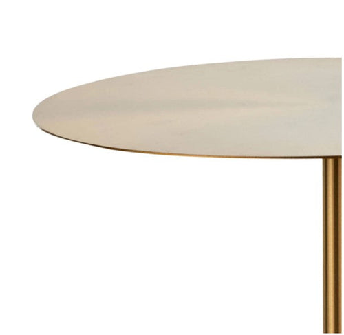 Load image into Gallery viewer, Side Table in Gold and Marble Stone by Blak Hom
