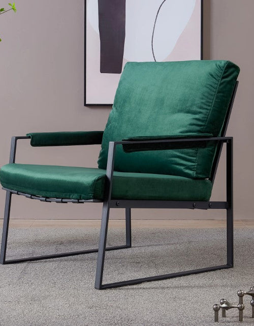 Load image into Gallery viewer, Modern Relax Single Arms Chair With Velvet Cushion by Blak Hom
