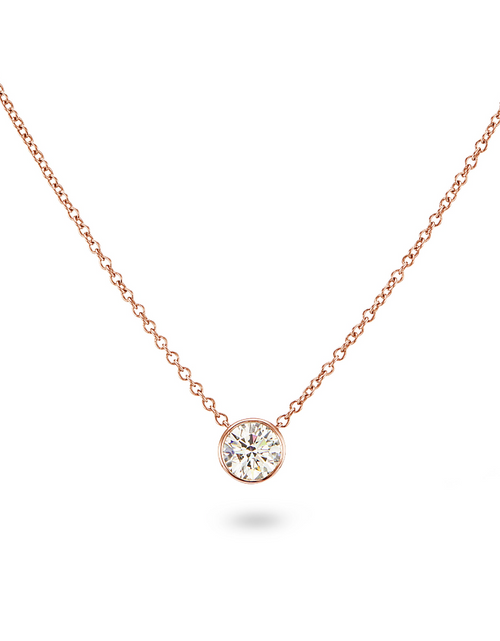 Load image into Gallery viewer, Vega Solitaire Necklace - Multiple Sizes by Brilliant Carbon
