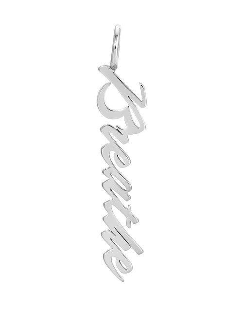 Load image into Gallery viewer, Script Pendant Breathe by eklexic jewelry
