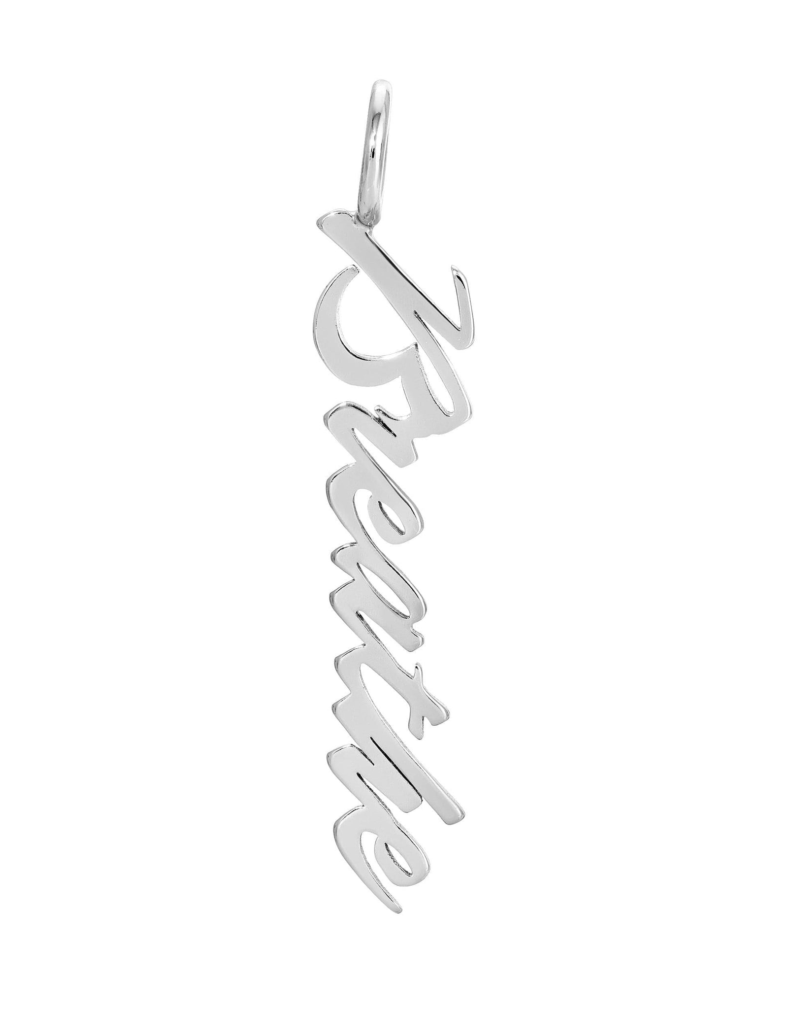 Script Pendant Breathe by eklexic jewelry