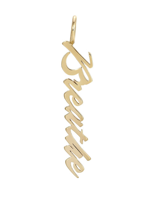 Load image into Gallery viewer, Script Pendant Breathe by eklexic jewelry

