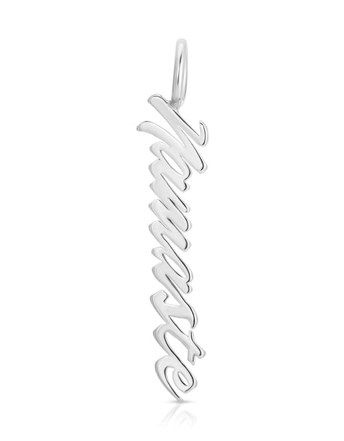 Load image into Gallery viewer, Script Pendant Namaste by eklexic jewelry
