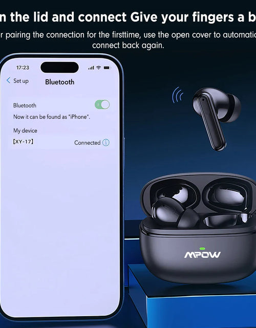 Load image into Gallery viewer, Mpow XY-17 Bluetooth 5.3 In-ear Wireless Sports Earphones ANC Active Noise Reduction Bluetooth 26H Playtime Headset for iPhone
