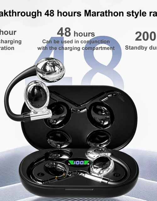Load image into Gallery viewer, Mpow YYK-880 Open Ear Headphones Bluetooth 5.3 Wireless Earbuds with Earhooks for Office Work/Leisure/Sports,Up to 60H Playtime
