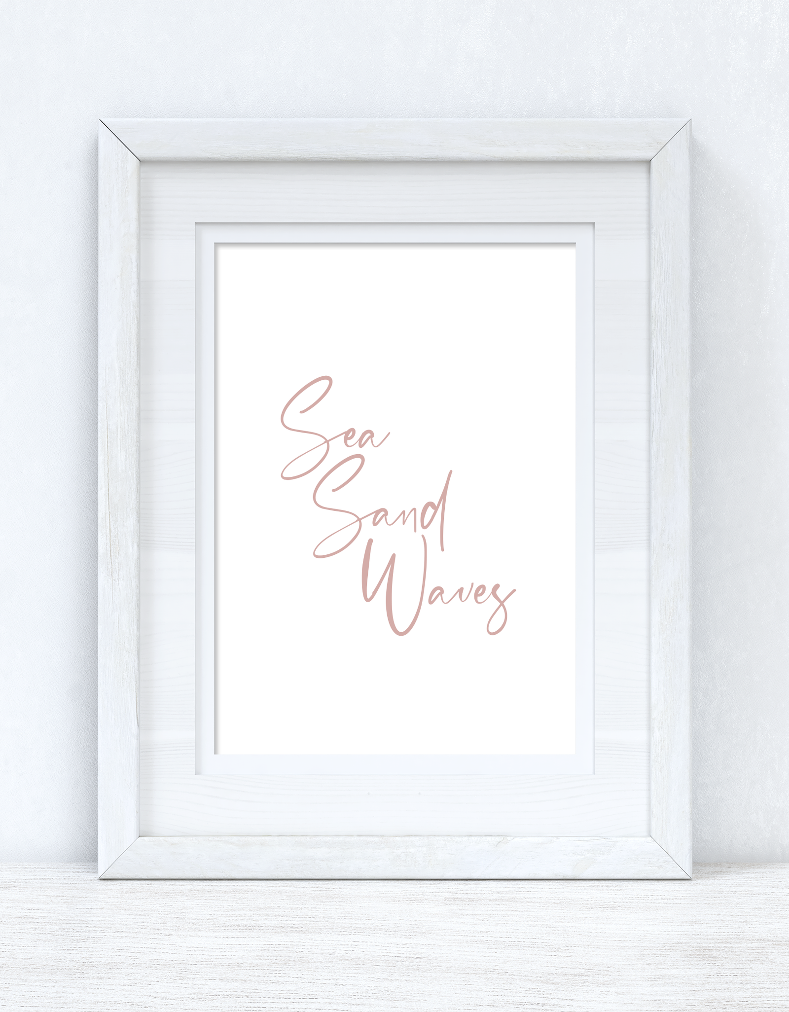 Sea Sand Waves Nude Summer Seasonal Wall Home Decor Print by WinsterCreations™ Official Store