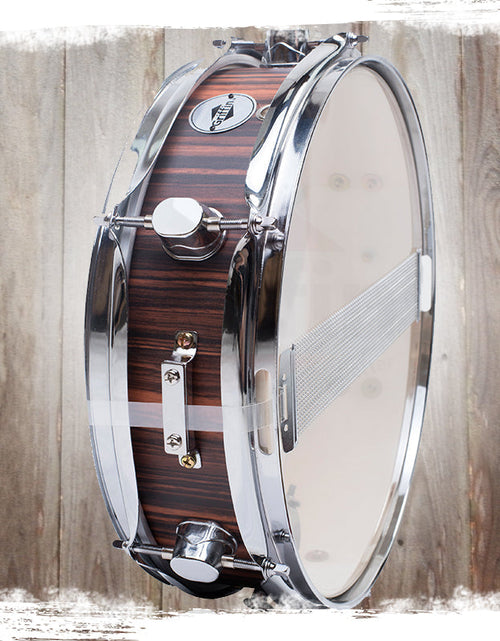 Load image into Gallery viewer, Piccolo Snare Drum 13" x 3.5" by GRIFFIN - 100% Poplar Wood Shell with Black Hickory Finish &amp; Coated Drum Head - Drummers Deluxe Percussion by GeekStands.com
