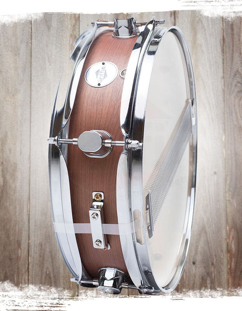 Load image into Gallery viewer, Piccolo Snare Drum 13" x 3.5" by GRIFFIN - 100% Poplar Wood Shell Hickory Finish &amp; Coated Drum Head by GeekStands.com
