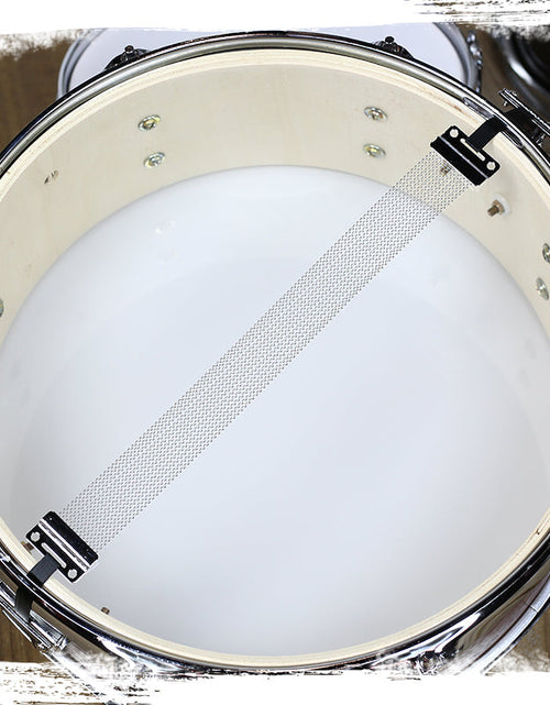 Load image into Gallery viewer, GRIFFIN Snare Drum - Poplar Wood Shell 14" x 5.5" with Black PVC &amp; Coated Head - Acoustic Marching by GeekStands.com
