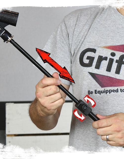 Load image into Gallery viewer, Microphone Stand with Telescoping Boom and Mic Clip Package by GRIFFIN - Tripod Premium Quality for Studio, Karaoke, DJ Live Performances, Conferences by GeekStands.com
