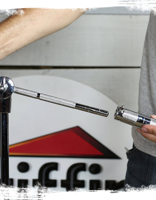 Load image into Gallery viewer, GRIFFIN Cymbal Boom Stand - Double Braced Drum Percussion Gear Hardware Set - Adjustable Height by GeekStands.com
