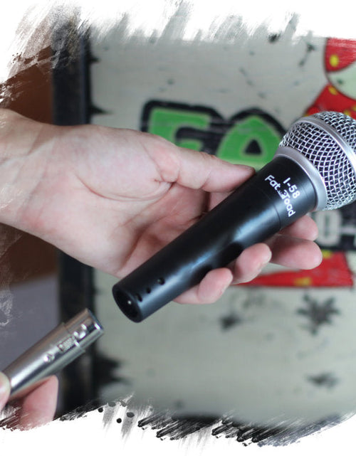 Load image into Gallery viewer, Dynamic Vocal Microphones with Clips (2 Pack) FAT TOAD - Cardioid Handheld, Unidirectional Mic by GeekStands.com
