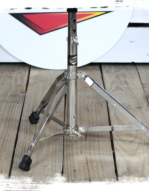 Load image into Gallery viewer, Drum Throne Stand by GRIFFIN | Padded Drummer’s Seat | Comfortable Drum Set Percussion Chair for Adults | Professional Musicians Guitar Stool Double Braced Hardware for Practice with Adjustable Height by GeekStands.com

